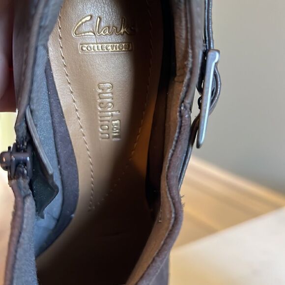 Clark’s Collection Sole Cushion leather ankle boots booties Women’s 8 NEW w tags - Picture 10 of 11